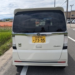 愛知発 ホンダ N-box Custom H25 純正エンジンスターター  抹消渡しの画像