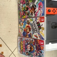 ニンテンドースイッチ➕ソフト5本
の画像