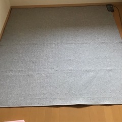 【喫煙者・ペットおりません】ホットカーペット　175㎝×175㎝