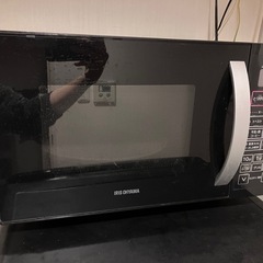 オーブンレンジ　アイリスオーヤマ　ブラック