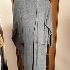 OZOC ウォッシャブルロングニットカーディガン　M 美品  の画像