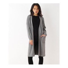 OZOC ウォッシャブルロングニットカーディガン　M 美品  