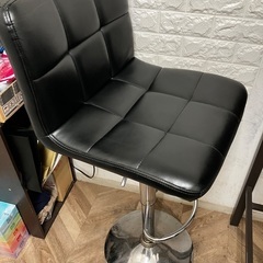 カウンターチェア　BLACK　無料でお譲りします