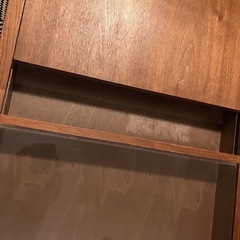 ローテーブル　木製　収納有りの画像