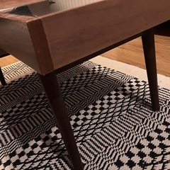 ローテーブル　木製　収納有りの画像