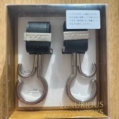 決まり新品 360度回転 ダブルフック ベビーカー 荷物フック