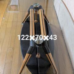 sfarzo ガラステーブルの画像
