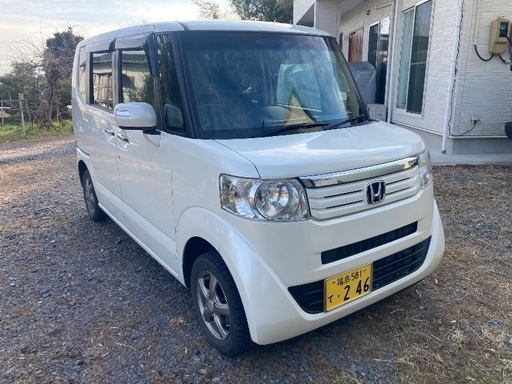 福島県 H25 ホンダ NBOXプラス 距離21万 車検今年4月 4WD (わんだ