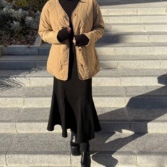 eprouve　ベージュ　キルティング　コート　アウター　Lサイズの画像