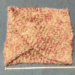 スヌード　手作り　ハンドメイド　ピンクの画像