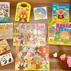 お早い方優先！知育玩具⭐️アンパンマン天才脳パズル、日本昔話
