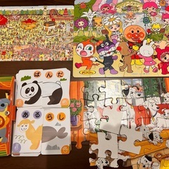 お早い方優先！知育玩具⭐️アンパンマン天才脳パズル、日本昔話の画像