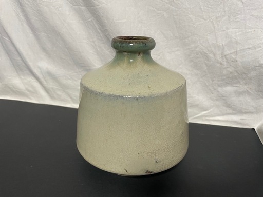 白い笠間焼　焼き物　陶芸　骨董品