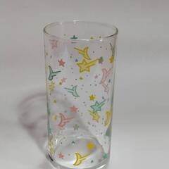 月と星の模様のコップ　150円/2個（値下げ
