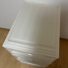 お譲りします！衣装ケース3つセット　現状でのお渡しです。の画像