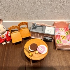 早い者勝ち！値下げ中⭐️人形付き！箱付き⭐️はじめてのシルバニアファミリー　ショコラうさぎの画像