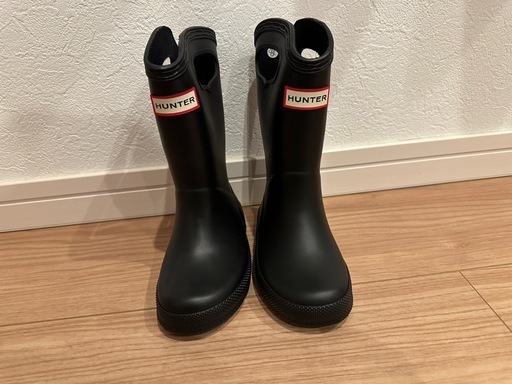 HUNTER キッズ　レインブーツ16cm(未使用品)