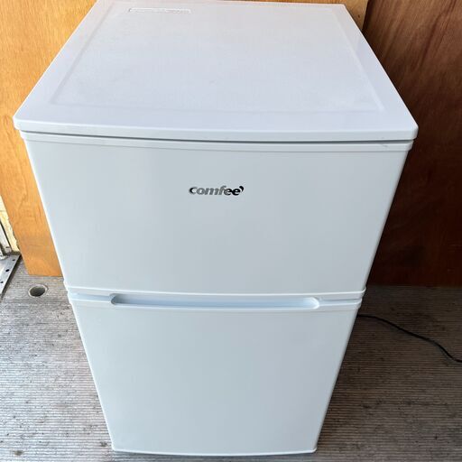配送可能　2024年 90L comfee RCT90WH/E コンフィ 2ドア冷蔵庫