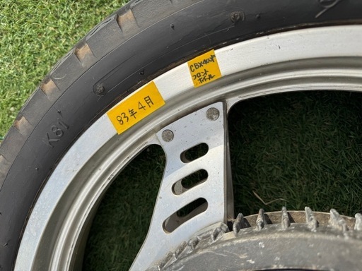 CBX400F フロントホイール インボードセット cbx400f メッキ イン