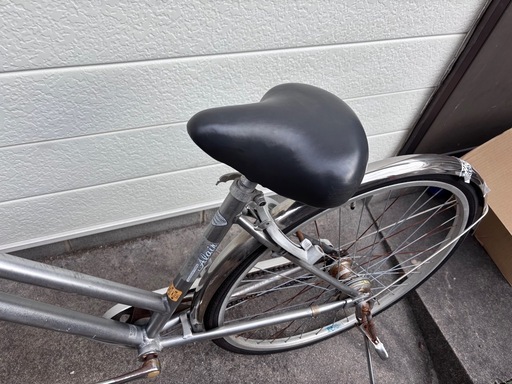ナショナル　自転車　シルバー　軽量