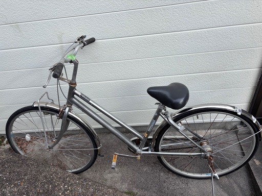 ナショナル　自転車　シルバー　軽量