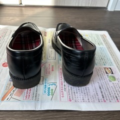 キッズローファー黒19.0cmの画像