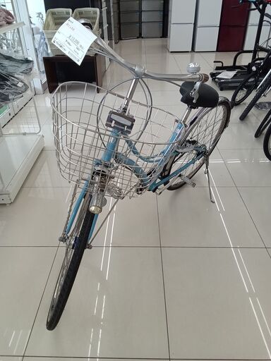 ★ジモティ割あり★ BRIDGESTONE 自転車 不明 ライトブルー クリーニング済み HJ5734