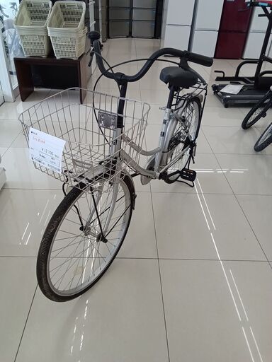 ★ジモティ割あり★ Asahi 自転車 24インチ シルバー クリーニング済み HJ5735