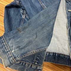 【値引き】リーバイス デニムジャケット Levi'sサードジャケット70505インディゴ　ビンテージ　60s〜70s の画像