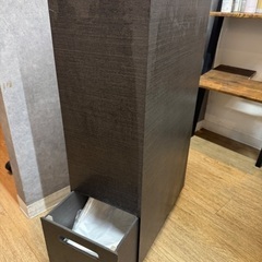 収納付きゴミ箱の画像
