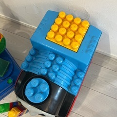 トーマス　ブロック付きの画像
