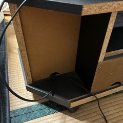 テレビボード テレビ台 ガラス扉　キャスター付の画像