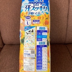[新品訳あり]ムーニーマン オムツ L 大きめ パンツ 汗スッキリ 42枚入 の画像