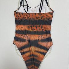 ヒョウ柄 ハイレグ水着の画像