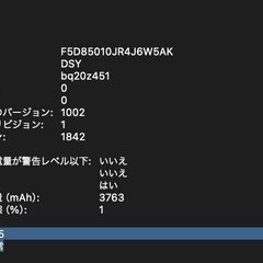 MacBook Air（Retina,13インチ,2018）256GB/8GB〈MRE92J/A〉⑤の画像