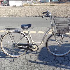 CARG 内装3段 26インチ 軽快車 ベージュ【250】