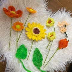 モールフラワー💐黄オレンジの画像