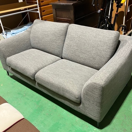 【美品/ソファ】グレー　ソファー　2〜3人掛け
