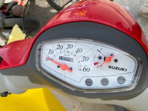 セル1発始動‼️高性能なFiモデル⭐️レッツ4 スズキ⭐️タイヤ新品‼️原付　スクーター　50cc