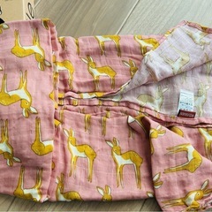 新品☆MILKBARNオーガニックおくるみの画像