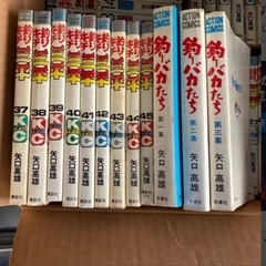 お話中　釣りキチ三平1〜45巻　釣りバカたち1〜3巻の画像