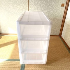 カインズ　3段押入れロングチェスト