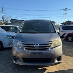 平成24年　日産セレナ　95,419 km ⭐︎バックカメラ、ナビ付きの画像