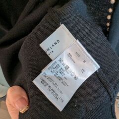 TOMORROWLAND パールカーディガン(Sサイズ)の画像