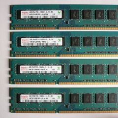 デスクトップ用 Hynix DDR3 4GB（4枚）PC3-10...