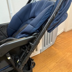 Aprica(アップリカ) A型ベビーカー カルーンエアーメッシュ 1か月~36か月まで 軽量 両対面 (コンフェッティネイビー)の画像