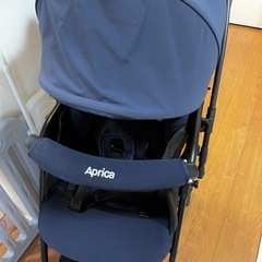 Aprica(アップリカ) A型ベビーカー カルーンエアーメッシュ 1か月~36か月まで 軽量 両対面 (コンフェッティネイビー)の画像