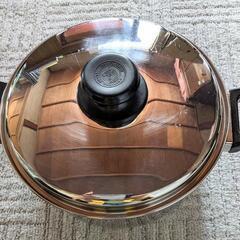 ステンレススチール 両手鍋 （ゼブラ)直径24cm