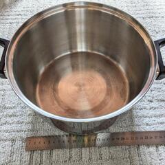 ステンレススチール 両手鍋 （ゼブラ)直径24cmの画像