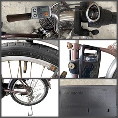 パナソニック Panasonic 電動アシスト自転車 ビビ・L・20 パールココアブラウン BE-FL031T の画像